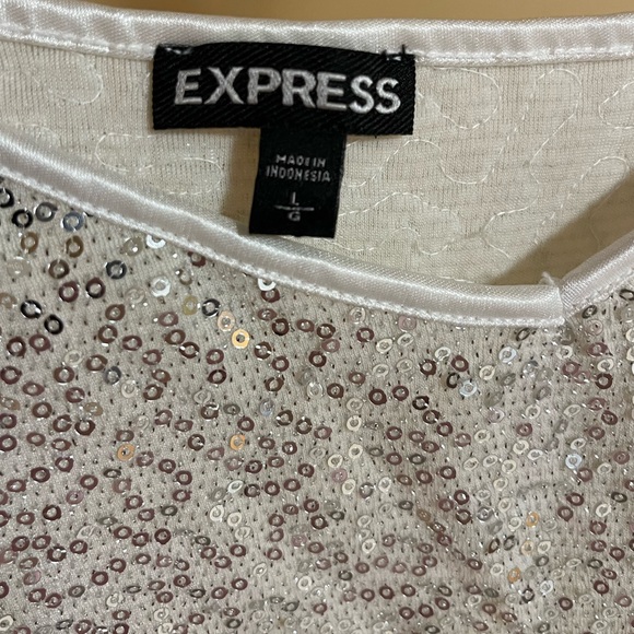 Express white and silver tank top - Picture 4 of 4